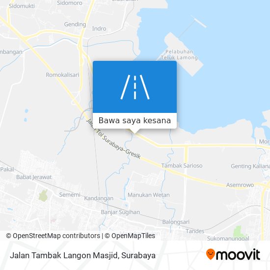 Peta Jalan Tambak Langon Masjid