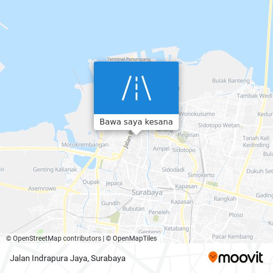 Peta Jalan Indrapura Jaya