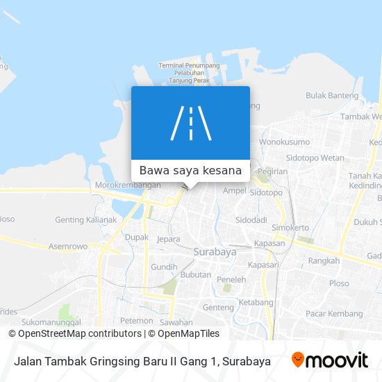 Peta Jalan Tambak Gringsing Baru II Gang 1