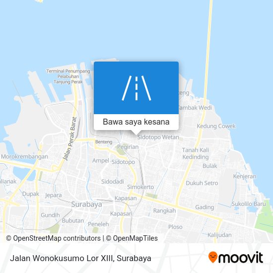 Peta Jalan Wonokusumo Lor XIII
