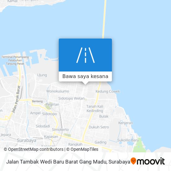 Peta Jalan Tambak Wedi Baru Barat Gang Madu