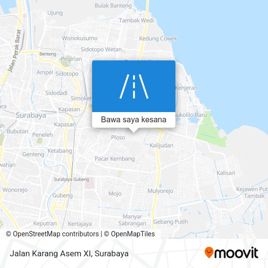 Peta Jalan Karang Asem XI