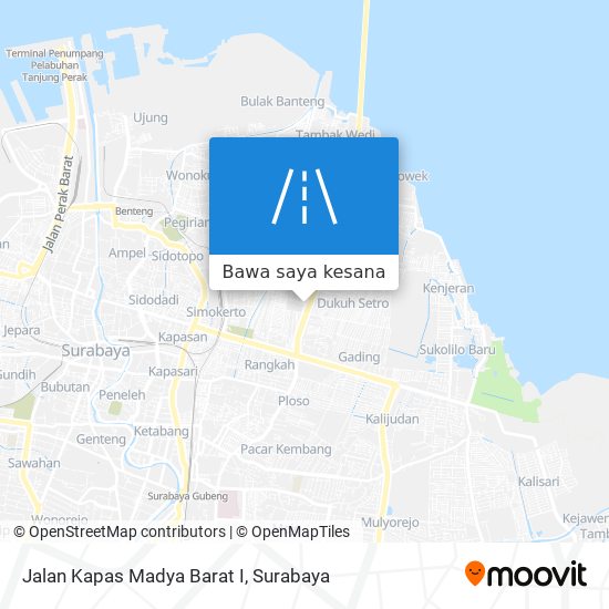 Peta Jalan Kapas Madya Barat I