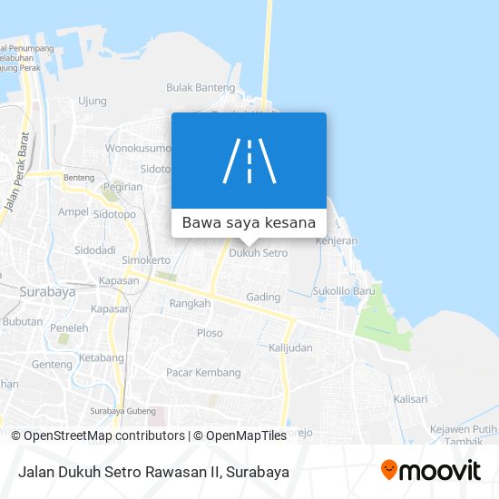 Peta Jalan Dukuh Setro Rawasan II