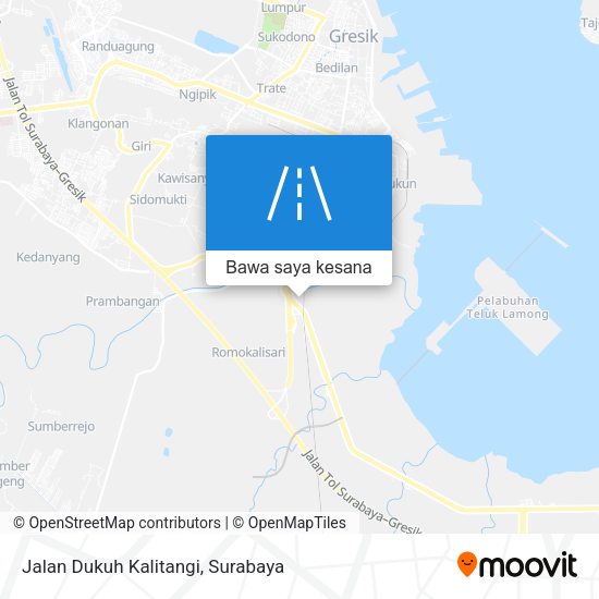 Peta Jalan Dukuh Kalitangi