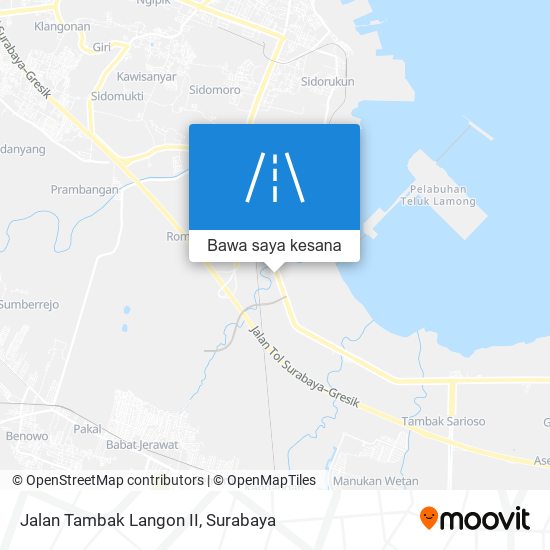 Peta Jalan Tambak Langon II