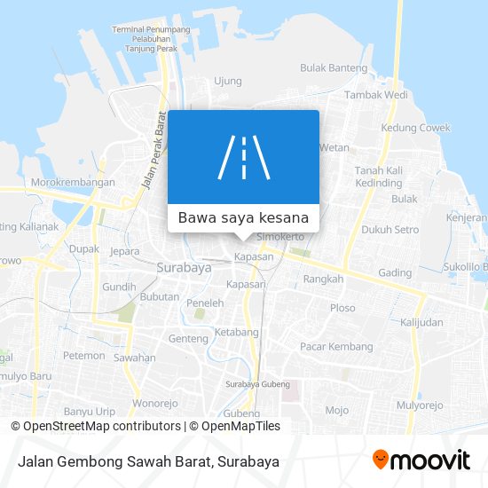 Peta Jalan Gembong Sawah Barat