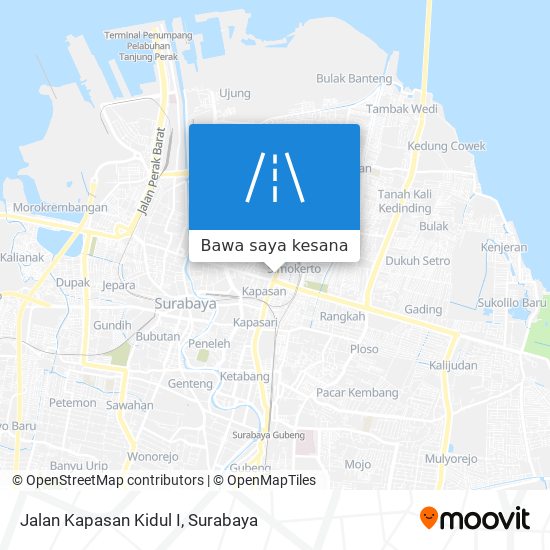 Peta Jalan Kapasan Kidul I