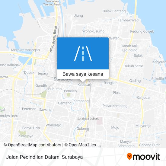 Peta Jalan Pecindilan Dalam