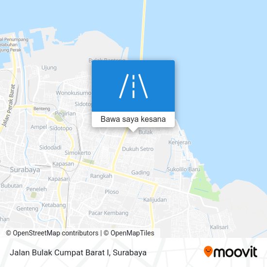 Peta Jalan Bulak Cumpat Barat I