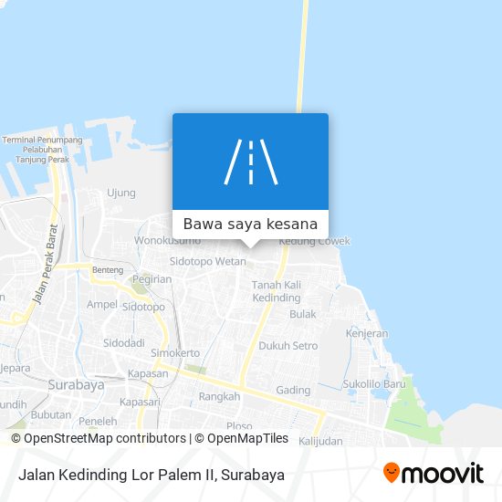 Peta Jalan Kedinding Lor Palem II