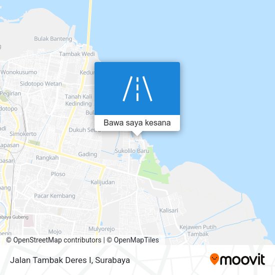 Peta Jalan Tambak Deres I