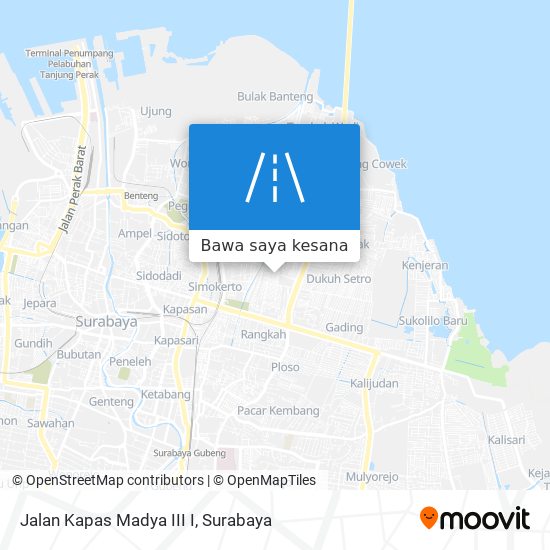 Peta Jalan Kapas Madya III I