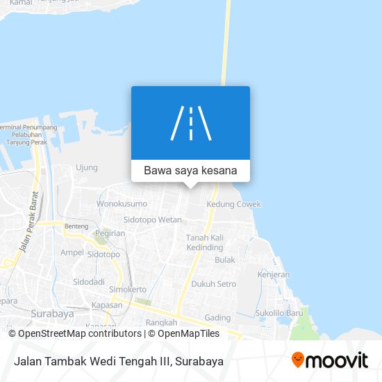 Peta Jalan Tambak Wedi Tengah III