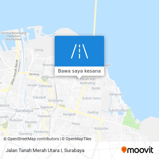 Peta Jalan Tanah Merah Utara I