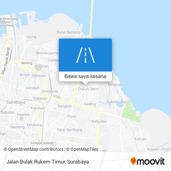 Peta Jalan Bulak Rukem Timur