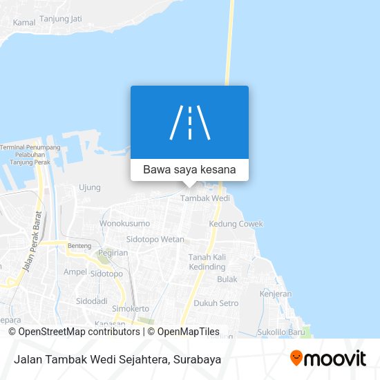 Peta Jalan Tambak Wedi Sejahtera