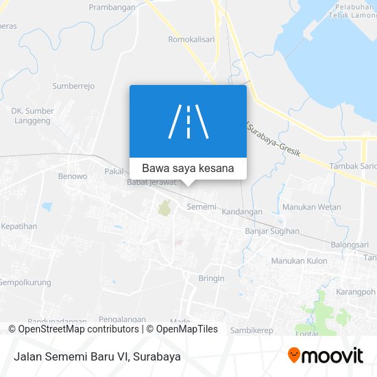 Peta Jalan Sememi Baru VI