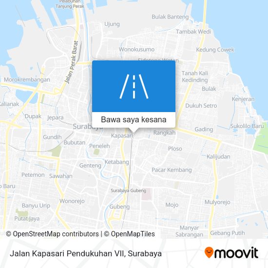 Peta Jalan Kapasari Pendukuhan VII