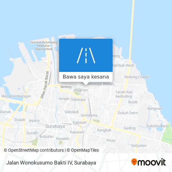 Peta Jalan Wonokusumo Bakti IV