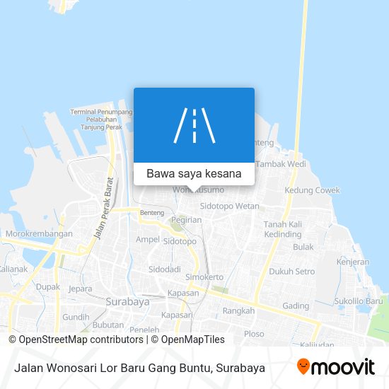 Peta Jalan Wonosari Lor Baru Gang Buntu