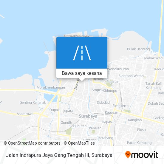 Peta Jalan Indrapura Jaya Gang Tengah III