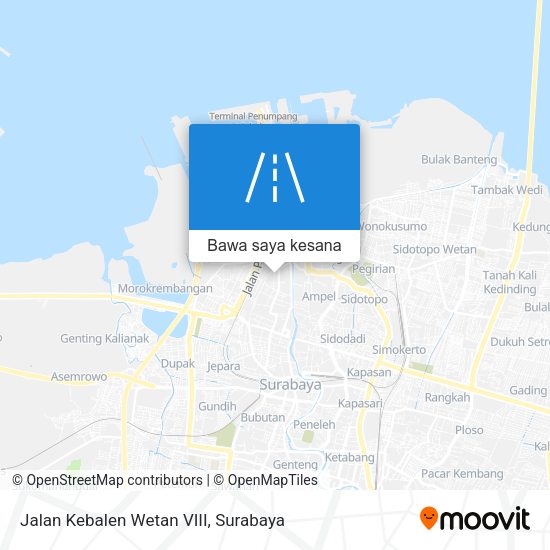 Peta Jalan Kebalen Wetan VIII