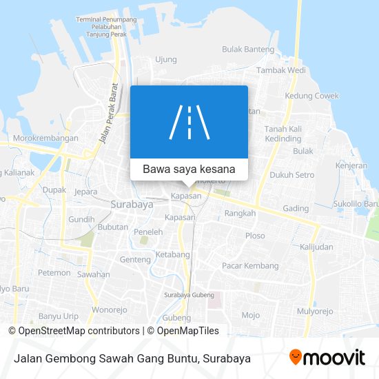 Peta Jalan Gembong Sawah Gang Buntu