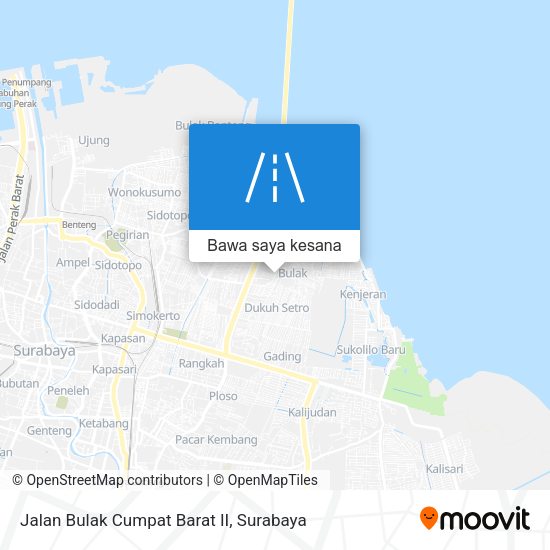 Peta Jalan Bulak Cumpat Barat II