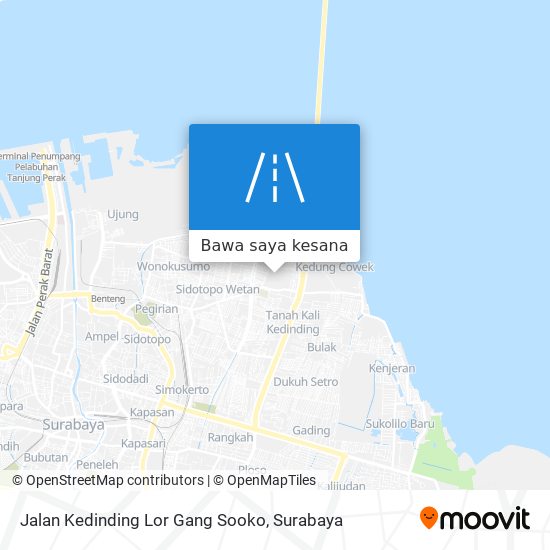 Peta Jalan Kedinding Lor Gang Sooko