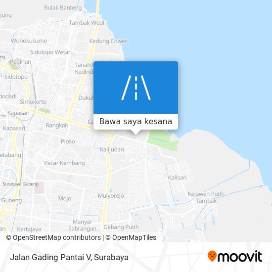 Peta Jalan Gading Pantai V