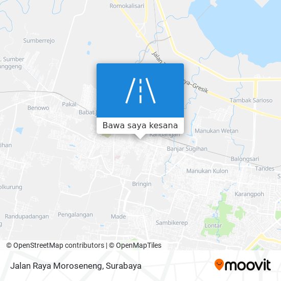 Peta Jalan Raya Moroseneng