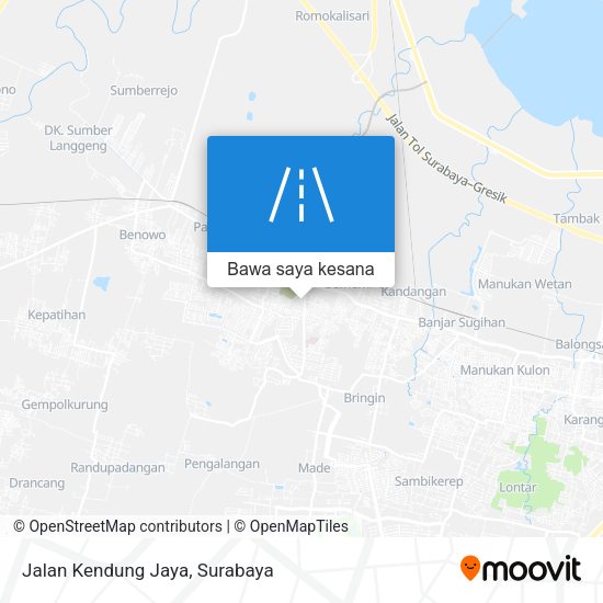 Peta Jalan Kendung Jaya