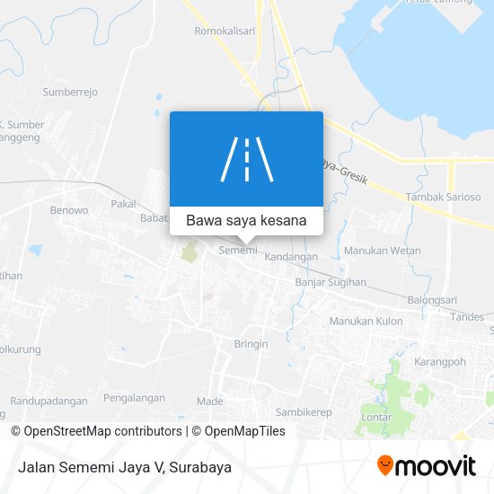 Peta Jalan Sememi Jaya V