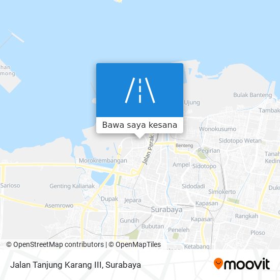 Peta Jalan Tanjung Karang III