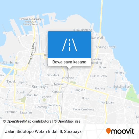 Peta Jalan Sidotopo Wetan Indah II