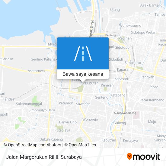 Peta Jalan Margorukun Ril II
