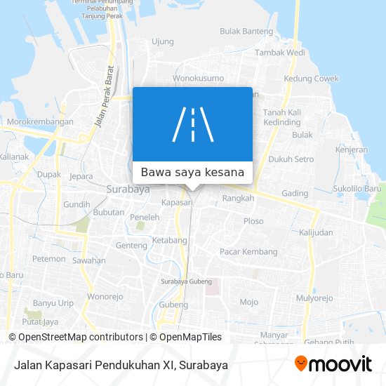 Peta Jalan Kapasari Pendukuhan XI