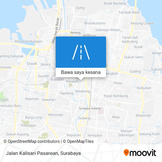 Peta Jalan Kalisari Pasarean