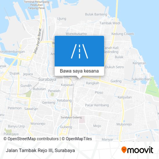 Peta Jalan Tambak Rejo III