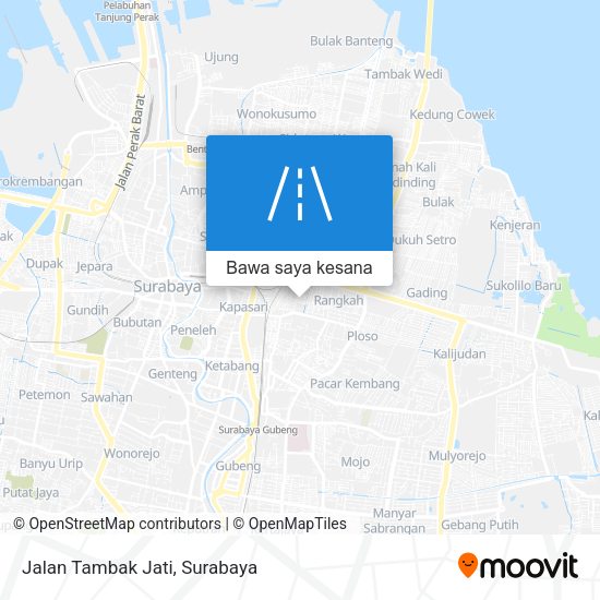 Peta Jalan Tambak Jati