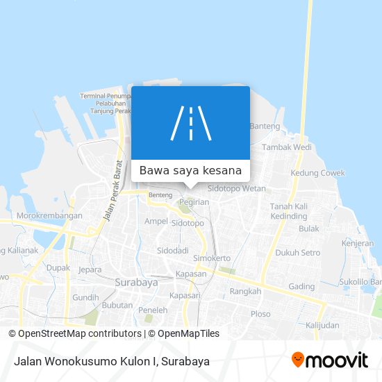 Peta Jalan Wonokusumo Kulon I