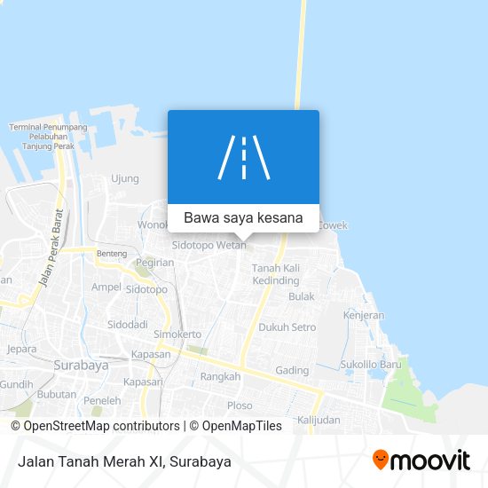 Peta Jalan Tanah Merah XI