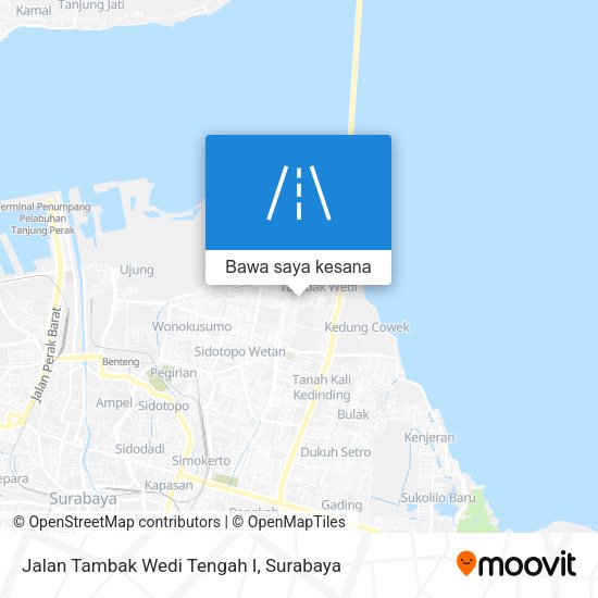 Peta Jalan Tambak Wedi Tengah I