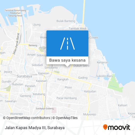 Peta Jalan Kapas Madya III