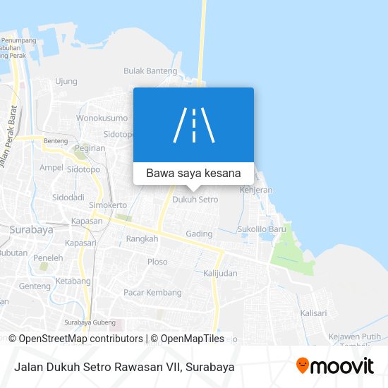 Peta Jalan Dukuh Setro Rawasan VII