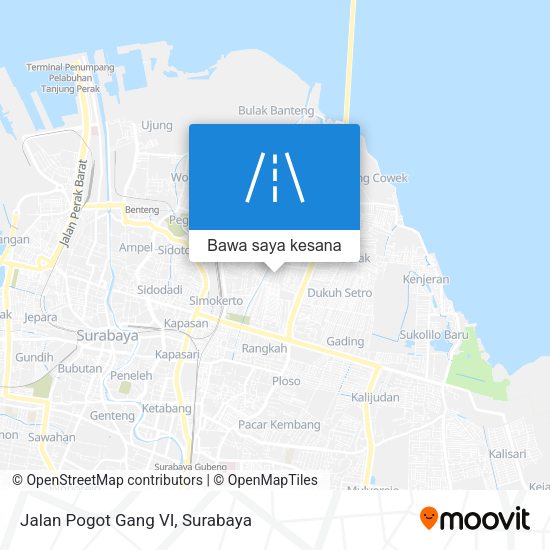 Peta Jalan Pogot Gang VI