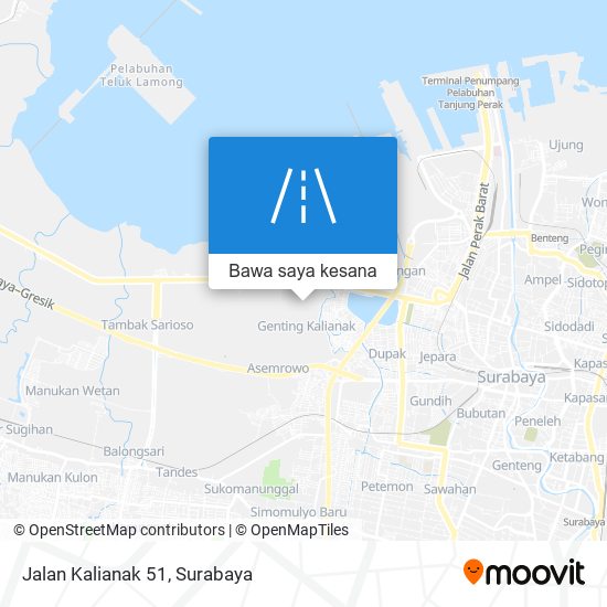 Peta Jalan Kalianak 51