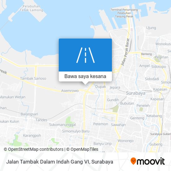 Peta Jalan Tambak Dalam Indah Gang VI