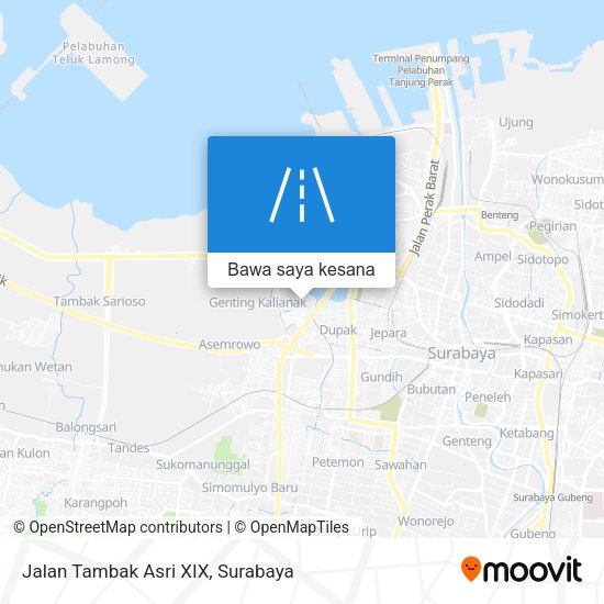 Peta Jalan Tambak Asri XIX